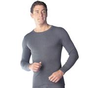 Medima Unterwäsche Langarmshirt Sensitiv - baumwolle - asphaltgrau Herren (Gr. S-L), Größe S