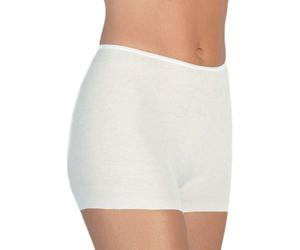 Medima Unterwäsche Schlüpfer Pagenslip (Angora und Seide) weiss Damen (Gr. S-L), Größe M