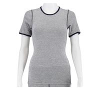 Medima Unterwäsche Shirt (Baumwolle) Kurzarm blau/weiss (Gr. 92-128), Größe 128