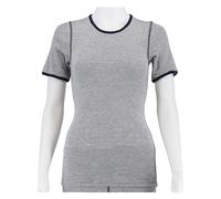 Medima Unterwäsche Shirt (Baumwolle) Kurzarm blau/weiss (Gr. 92-128), Größe 92