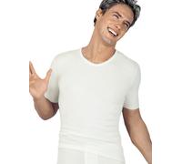 Medima Unterwäsche Tshirt (40% Angora und Wolle) kurzarm weiss Herren (Gr. M-L), Größe M