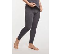 Medima Unterwäsche Unterziehhose mit Eingriff (20% Angora) lang schwarz/dunkelgrau Herren (Gr. M-L), Größe L