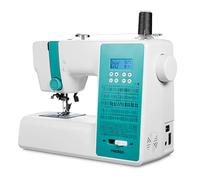MEDION Digitale Nähmaschine SD36 (36 Watt, einstellbare Stichlänge und Stichbreite, 270 Stichmuster, LED Nählicht, automatischer Einfädler, Fußpedal, Rückwärtstaste, Fadenschneider, MD11881) türkis