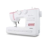 MEDION Freiarm-Nähmaschine "MD 10689, 60 Stichmuster, 4 Schritte Knopfloch", rosa, B:42cm H:30cm T:17cm, Nähmaschinen, Rückwärtstaste, Automatische Einfädler, Doppelnadelfunktion, Nählicht (75980831-0
