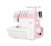 Medion Nähmaschine Life Overlock SO90 Weiss/Rosa