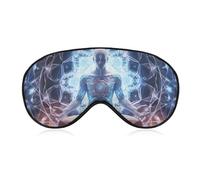 Meditations-Energie-Schlafmaske, Augenmaske, Augenmasken für Schlafmasken für Damen und Herren, Reiseaugenmaske, verstellbare Schlafmaske, Schlafmaske, Verdunkelung, niedliche Schlafmaske