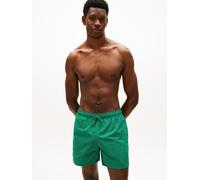 Tommy Hilfiger Regular Fit Badehose mit Logo Stitching in Gruen, Größe XL