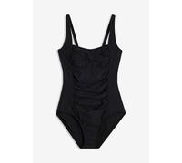 Medium Shape-Badeanzug mit Wickeloptik 50