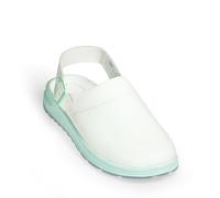 Medizinische Clog ACTIVE 85081 weiß perforiert mit Schnalle Gr.40