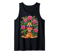 Medusa Lollipop Greek Mythology Goddess Roses Tank Top