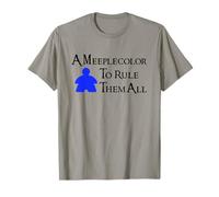 Meeplecolor To Rule Them All Brettspiele T-Shirt