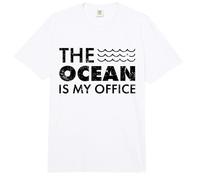 Meeresbiologe Ocean is My Office Meeresbiologie Comfort Colors Adult Heavyweight T-Shirt