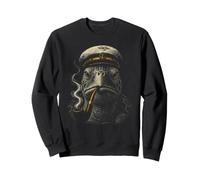 Meeresschildkröte Rauchpfeife lustig nautisches Boot Kapitän Schildkröte Sweatshirt
