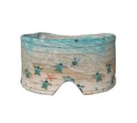 Meeresschildkröten-Design, Verdunkelung, warmer Augen- und Ohrenschützer für Seitenschläfer, Nachtschlaf, Arbeit, Nickerchen, Reisen, Yoga