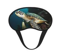 Meeresschildkröten-Schlafmaske für Seitenschläfer, verdunkelnde Augenmaske für Damen und Herren, Nulldruck-Schlafmasken, weiche, atmungsaktive Augenabdeckung, bequeme Augenbinde, Lidschatten für