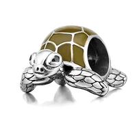 Meerjungfrauen-Charm, 925er-Sterlingsilber, Möwen, Muschel, Fisch, Krabben, Schildkröte, Pinguin für Pandora-Armband