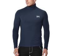 MeetHoo Thermo Oberteil Herren, Thermo Shirt Langarm, Hoch Elastisch, Hautfreundlich & Schnell Trocknend, Ideal für Winter Unterwäsche und Fitness