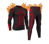 MEETWEE Herren Thermounterwäsche Set Herren Funktionswäsche Atmungsaktiv Skiunterwäsche Männer, Thermo Unterwäsche Thermounterhemd Thermounterhose Warme Winter