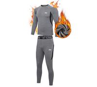 MEETYOO Herren U1 Basisschicht-Set, Grau, L