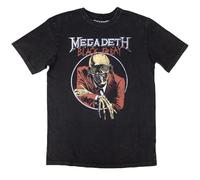 Megadeth Blood Bath Stone Limited Edition 999 Only Wash T-Shirt, Holzkohle, XL