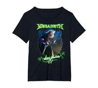 Megadeth - Dave Mustaine T-Shirt, Damen Große Größen, Schwarz, 1X
