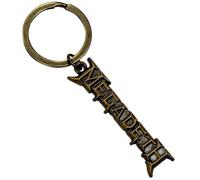 Megadeth Gold Band Logo Schlüsselring Keychain One Size