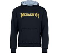 Megadeth Logo Männer Kapuzenpullover schwarz/blau