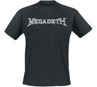 Megadeth Logo T-Shirt schwarz in XL