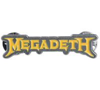 Megadeth Logo Unisex Pin Standard Zinklegierung Band-Merch, Bands