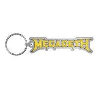 Megadeth Logo Unisex Schlüsselanhänger Multicolor Zinklegierung Band-Merch, Bands