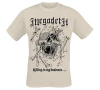 Megadeth Riddick Männer T-Shirt Sand M 100% Baumwolle Band-Merch, Bands, Nachhaltigkeit