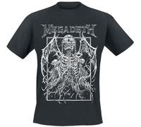 Megadeth Rising T-Shirt schwarz in 4XL