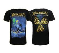 Megadeth Rust In Peace Jubiläums-T-Shirt - Offizielles Merchandise Größe: XXL Schwarz