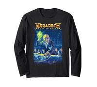 Megadeth - Rust in Peace Langarmshirt, Unisex für Erwachsene, Schwarz, M