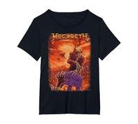 Megadeth - Skeleton Makler T-Shirt, Damen Große Größen, Schwarz, 5X