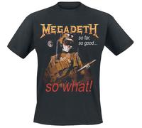 Megadeth So What Vintage Tracklist T-Shirt schwarz in L