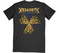Megadeth T Shirt Rust in Peace 30th Anniversary Band Logo new Official Black Size XL
