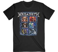 Megadeth T Shirt Vic Head Grip Band Logo Nue offiziell Herren