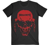 Megadeth T-Shirt "Vic Hi-Contrast Red", Schwarz Gr. M, Schwarz
