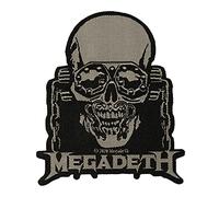 Megadeth Vic Rattlehead Cut Out Aufnäher Patch Gewebt & Lizenziert !!