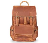 MegaGear Valley Echter Leder Rucksack, Kamel, MG1930