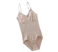 MEGAHERZ Postpartum Körperformung nahtlose Jumpsuit Shapewear Damen Korsett Sling (Farbe,S)