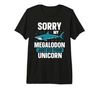 Megalodon Shark Lover Meg Ocean prähistorischer Fossilzahn Premium T-Shirt