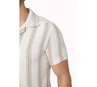 Megaman Herren Freizeit-Hemd Stretch Langarm Hemden | Beige | Large