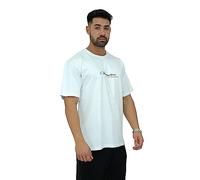 Megaman, Herren T-Shirt, Oversize, Weiss | Medium