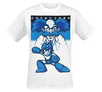 Megaman - Megaman Herren T-Shirt, weiß, XL