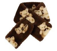 MEGAUK Damen Bär Loop Schal Flauschig Schlauchschal Kuschelig Halstuch Weich Rundschal Winterschal Warm Scarf Imitat Kaninchenfell Tuch
