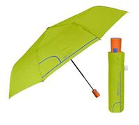 Mehrfarbiger Regenschirm Automatik für Frauen mit Punkten - Taschenschirm Taschenregenschirm Kompakt Mini Leicht Winddicht - Regen Schirm Klein Reisen - Durchmesser 96 cm (Grasgrün)