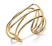 Mehrsträngiger Armreif für Damen, IP Gold, Essence