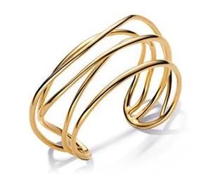 Mehrsträngiger Armreif für Damen, IP Gold, Essence